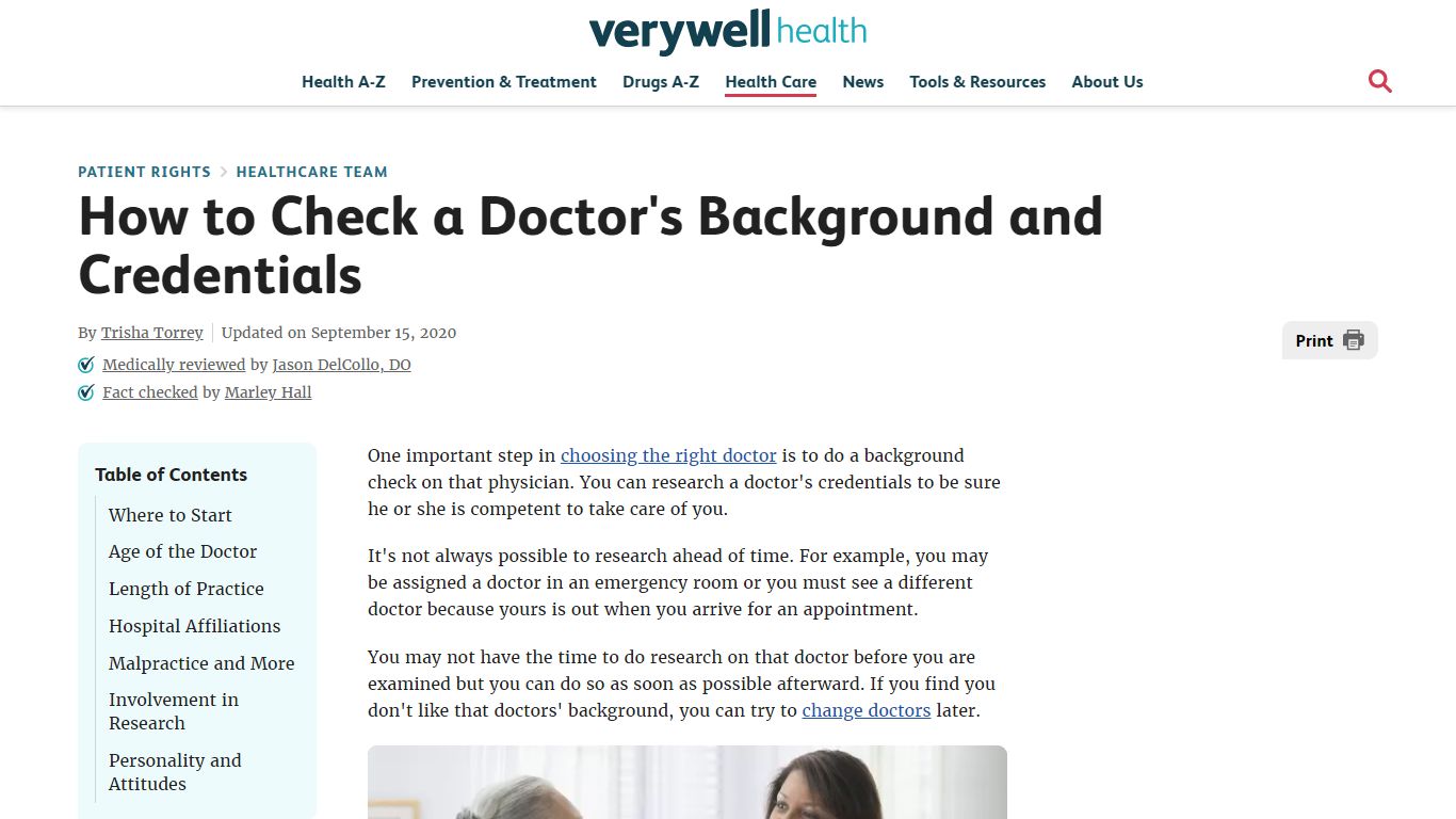 How to Check a Doctor's Background and Credentials - Verywell Health